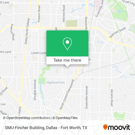 SMU-Fincher Building map