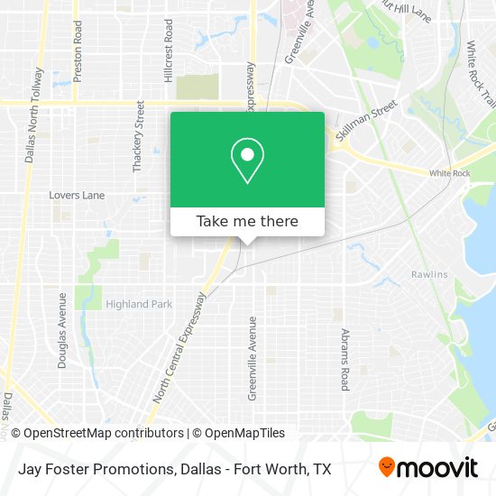 Jay Foster Promotions map