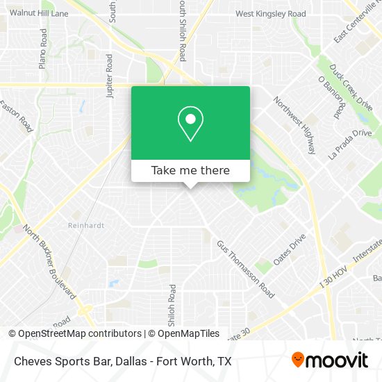 Cheves Sports Bar map