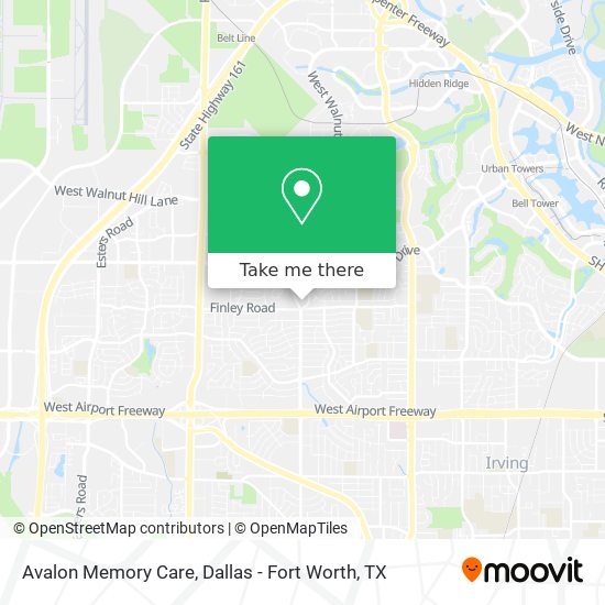 Avalon Memory Care map