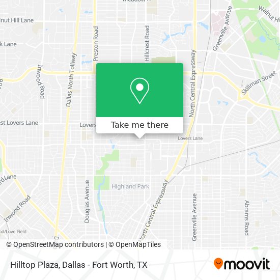 Mapa de Hilltop Plaza