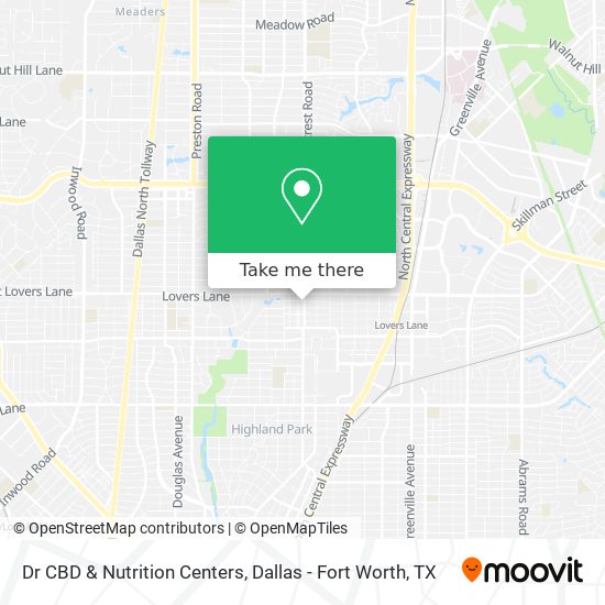 Dr CBD & Nutrition Centers map