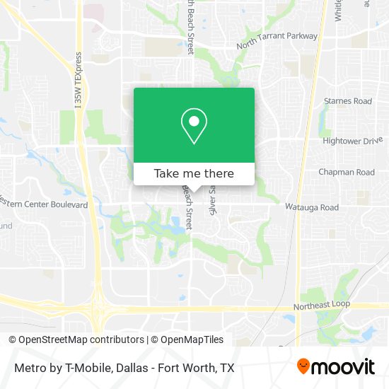 Mapa de Metro by T-Mobile