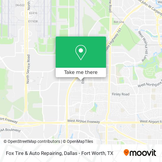 Mapa de Fox Tire & Auto Repairing