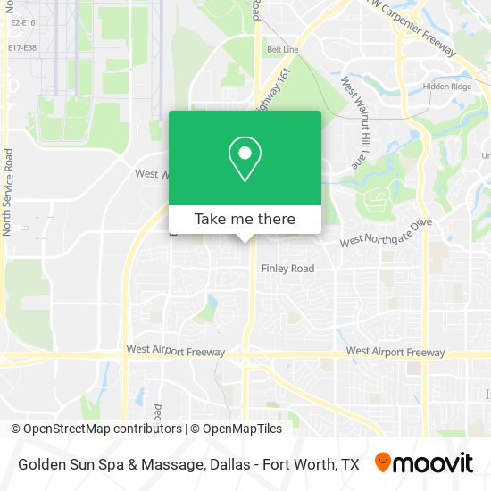 Mapa de Golden Sun Spa & Massage