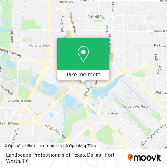 Mapa de Landscape Professionals of Texas