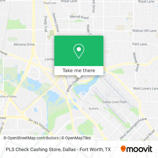 PLS Check Cashing Store map