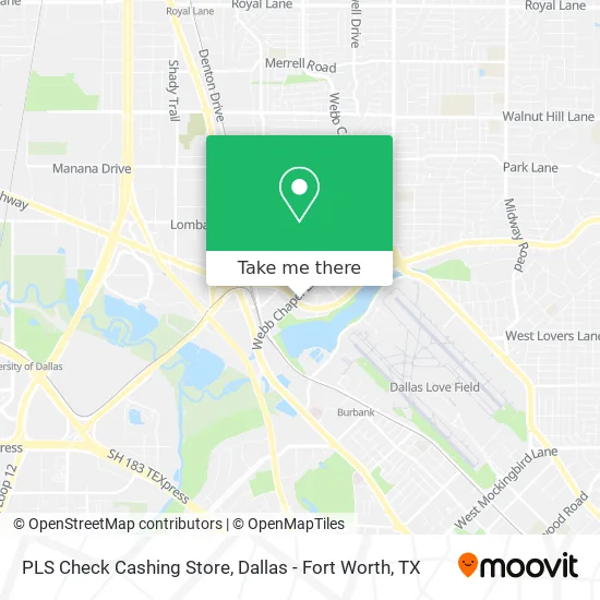PLS Check Cashing Store map