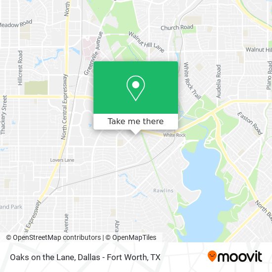 Mapa de Oaks on the Lane