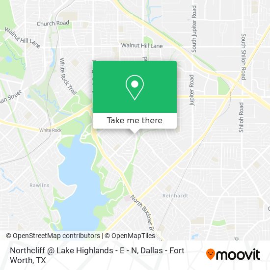 Northcliff @ Lake Highlands - E - N map