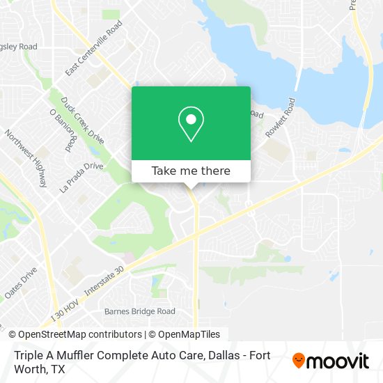 Triple A Muffler Complete Auto Care map