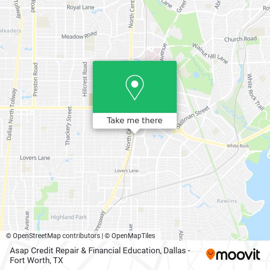 Mapa de Asap Credit Repair & Financial Education