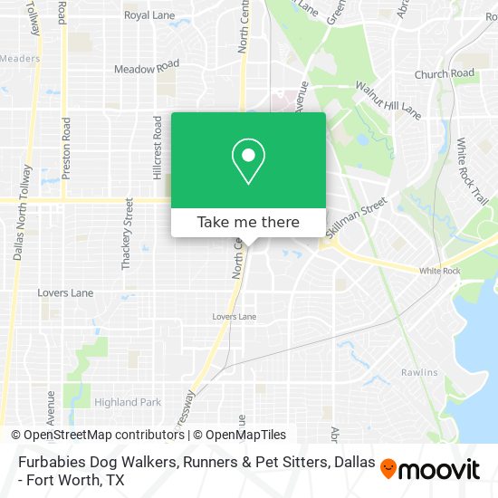 Mapa de Furbabies Dog Walkers, Runners & Pet Sitters