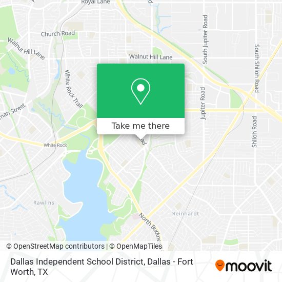 Dallas Independent School District map