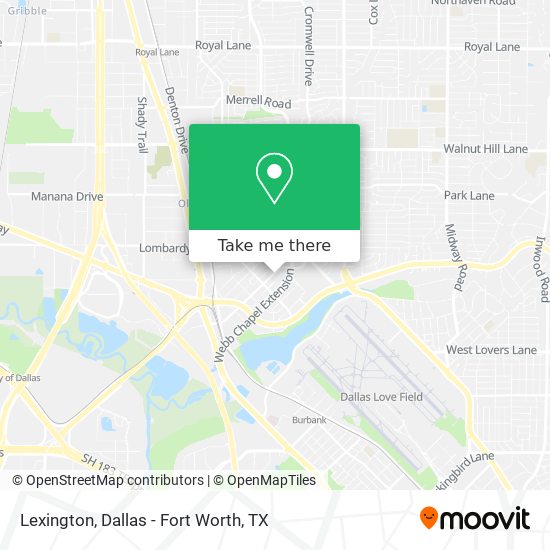 Mapa de Lexington