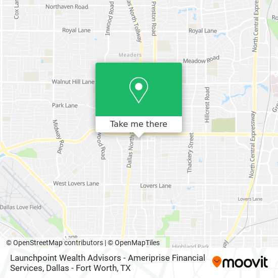 Launchpoint Wealth Advisors - Ameriprise Financial Services map