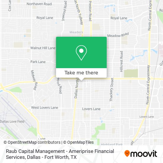 Raub Capital Management - Ameriprise Financial Services map