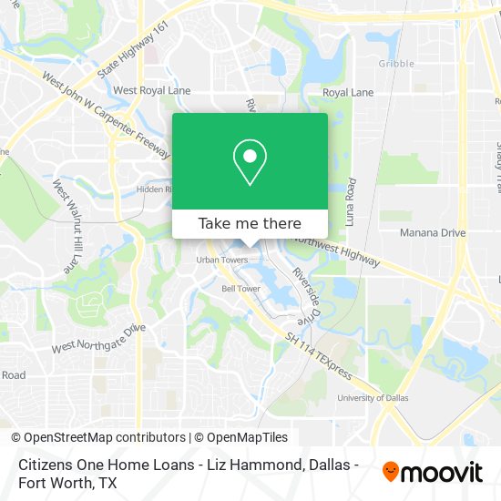 Citizens One Home Loans - Liz Hammond map