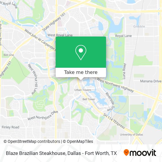 Blaze Brazilian Steakhouse map