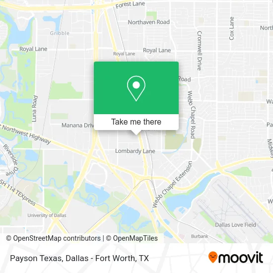 Payson Texas map
