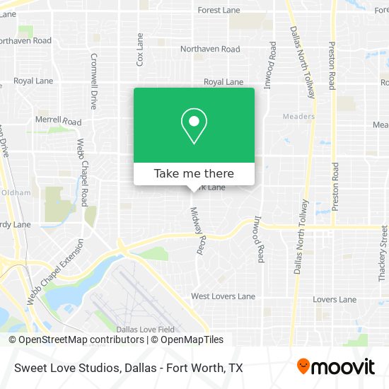 Mapa de Sweet Love Studios