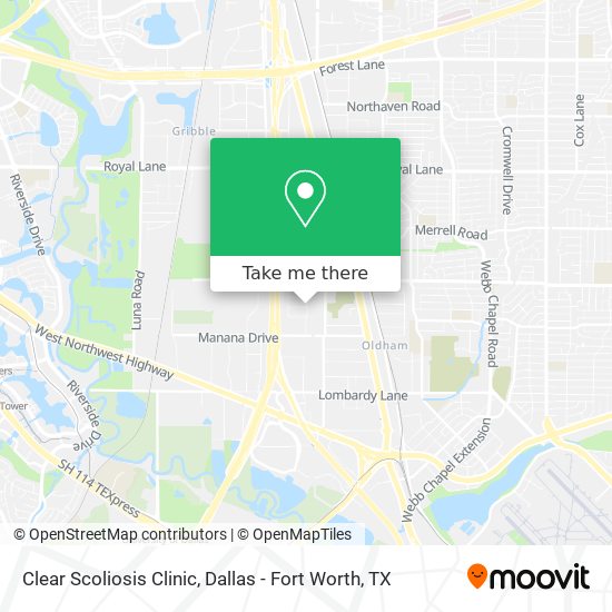 Mapa de Clear Scoliosis Clinic
