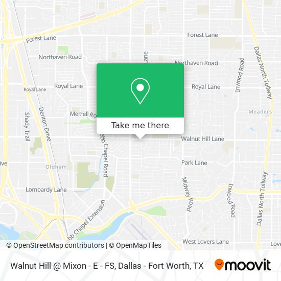 Walnut Hill @ Mixon - E - FS map