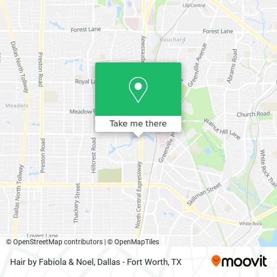Hair by Fabiola & Noel map