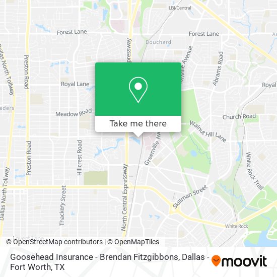 Goosehead Insurance - Brendan Fitzgibbons map