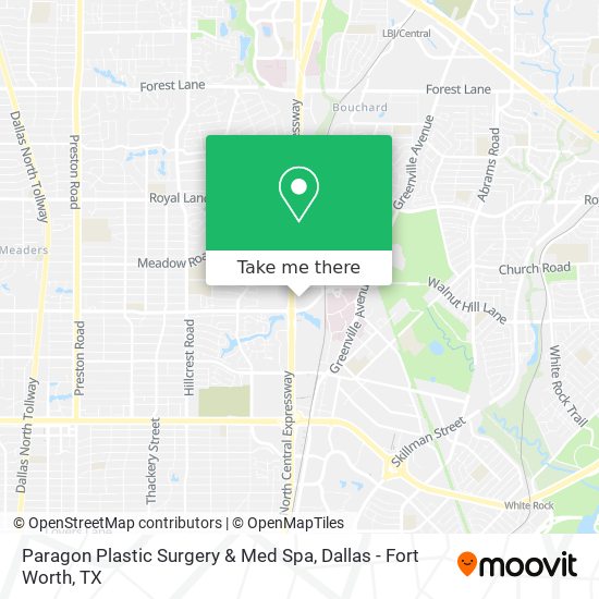 Mapa de Paragon Plastic Surgery & Med Spa