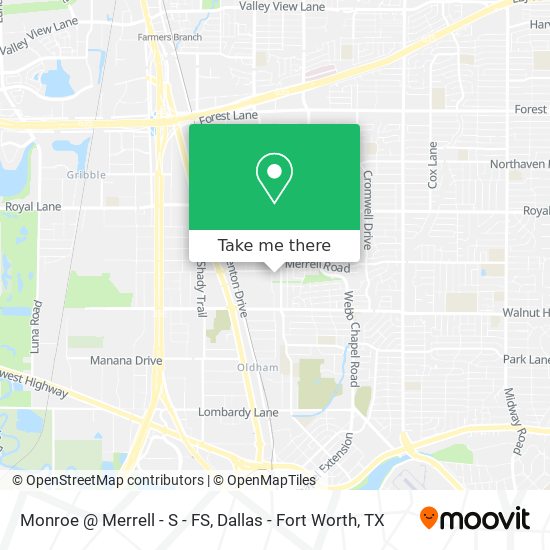 Monroe @ Merrell - S - FS map