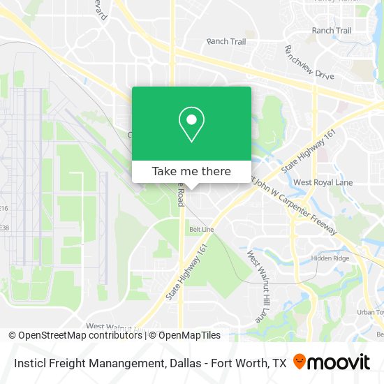 Mapa de Insticl Freight Manangement