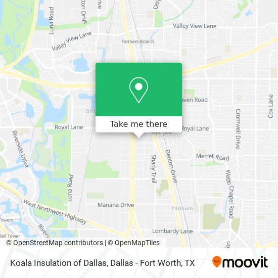 Mapa de Koala Insulation of Dallas