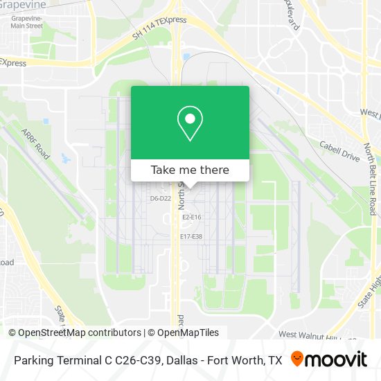 Parking Terminal C C26-C39 map