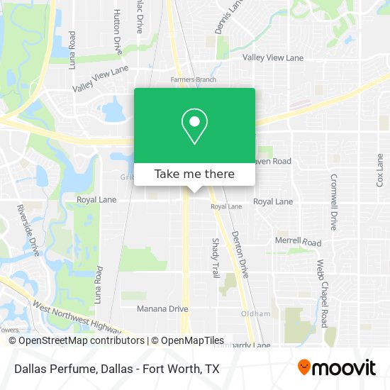 Dallas Perfume map