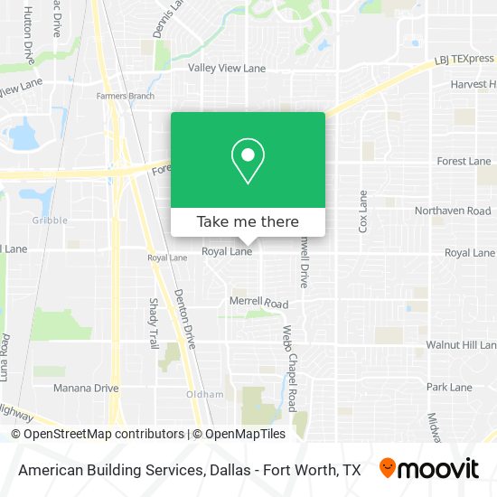 American Building Services map