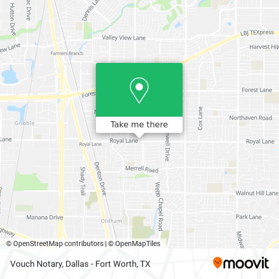 Mapa de Vouch Notary