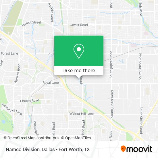 Namco Division map