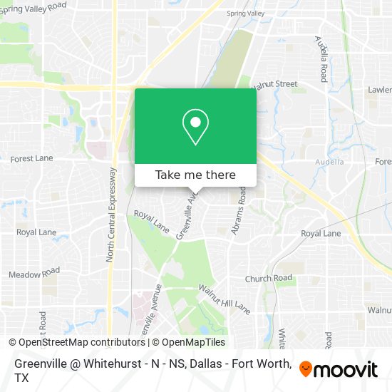 Greenville @ Whitehurst - N - NS map