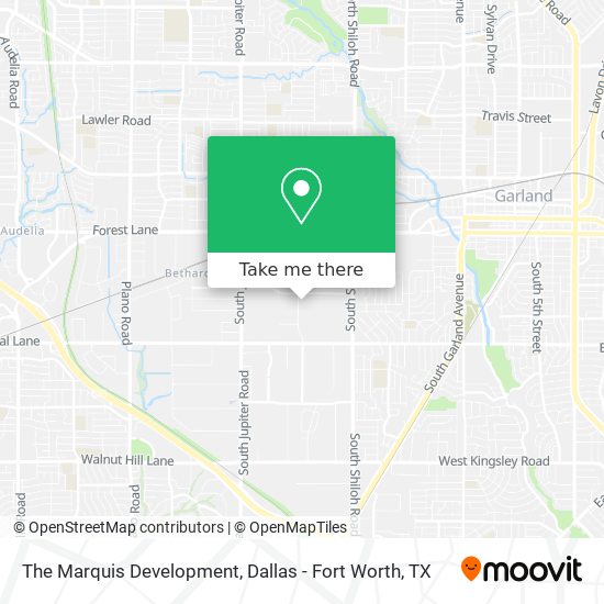 The Marquis Development map