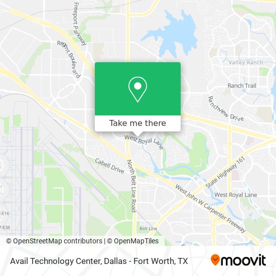 Avail Technology Center map