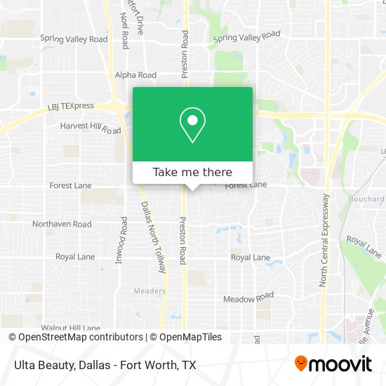 Ulta Beauty map