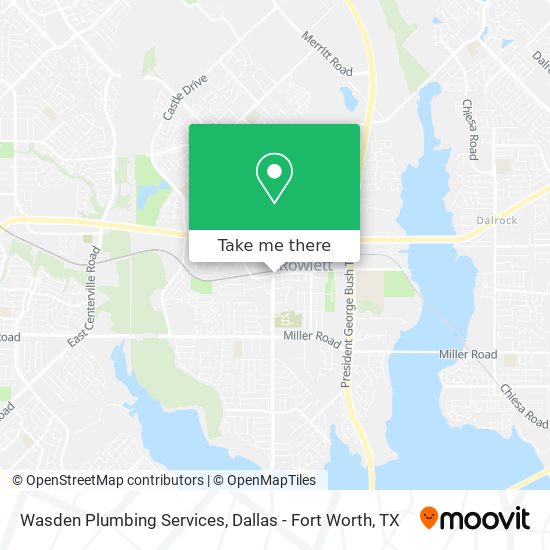 Mapa de Wasden Plumbing Services