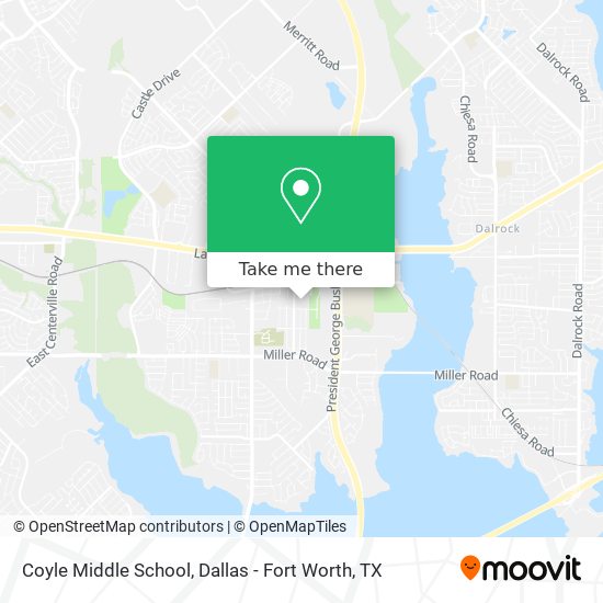 Mapa de Coyle Middle School