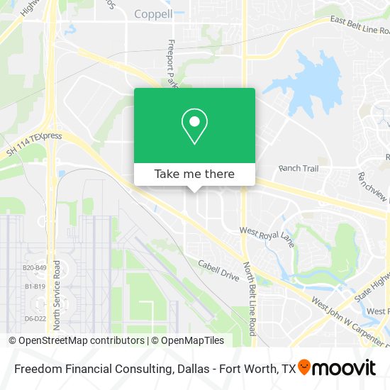 Freedom Financial Consulting map