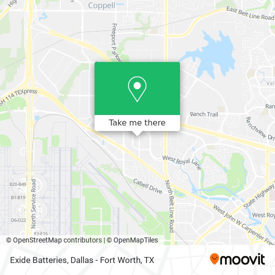 Exide Batteries map