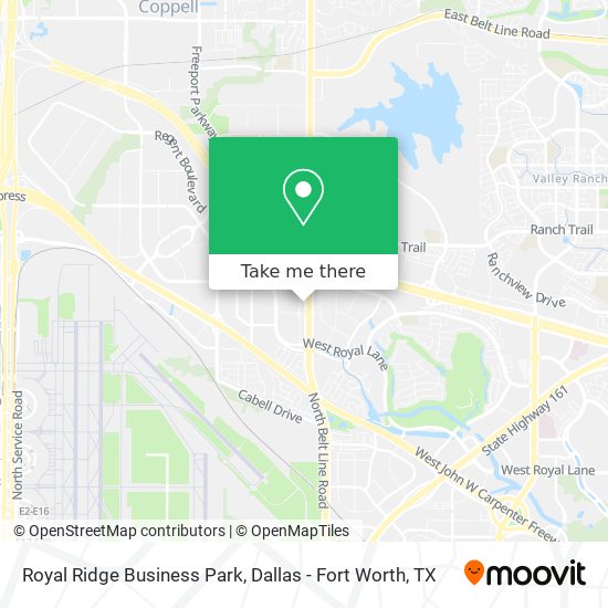 Royal Ridge Business Park map