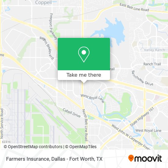 Farmers Insurance map