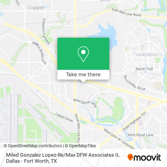 Miled Gonzalez Lopez-Re / Max DFW Associates II map