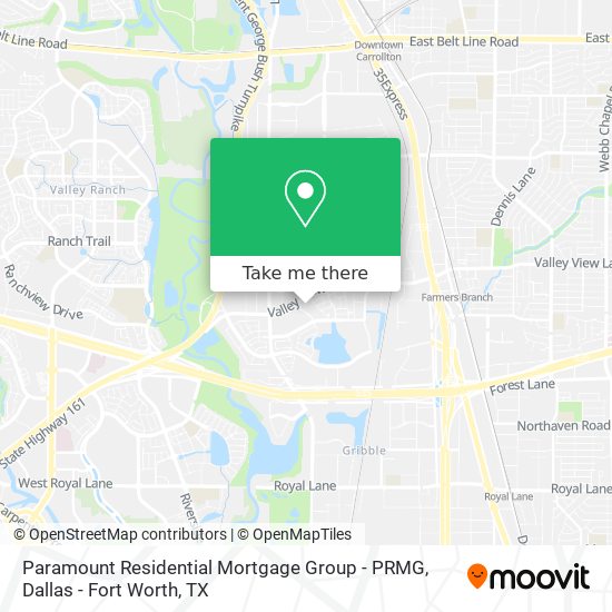 Paramount Residential Mortgage Group - PRMG map